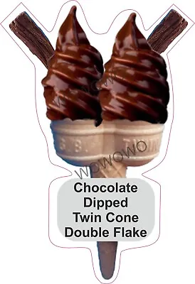 Ice Cream Van Sticker Whippy Cone Oreo Sprinkles Sherbet Decals (see Variations) • £3.95