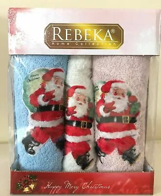 £11.99 • Buy Gift Box SET XMAS/B'Day/Wedding Turkish Cotton Hand Towel Box Set Of 3