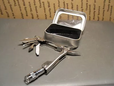 Multi Tool With Led Light Tool Knife Saw Pliers • $8