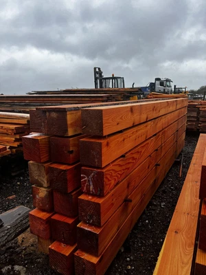£72 • Buy 6x6 12ft Larch Beams