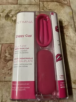 Intimina Ziggy Cup Extra-Thin Reusable Menstrual Cup With Flat-Fit NEW! • $14.49