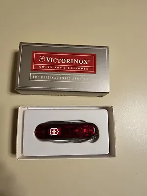 Vintage Victorinox Signature II Translucent Ruby NIB • $45