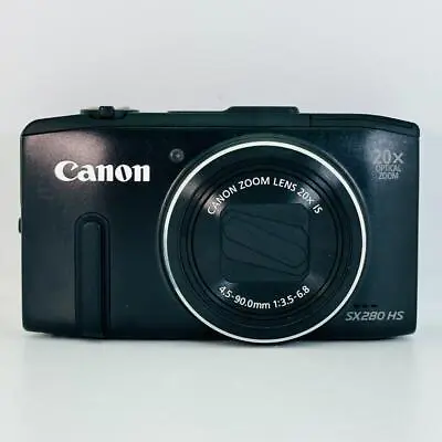 [Beautiful Item With Case Canon PowerShot SX280 HS Black Operation Confirmed • $482.48