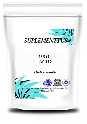 Uric Acid Cleanse High Strength VEG Capsules Natural - Suplementtus UK Manufact • £7.28