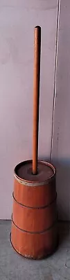 Antique Primitive Handmade Wooden Butter Churn With Dasher • $100