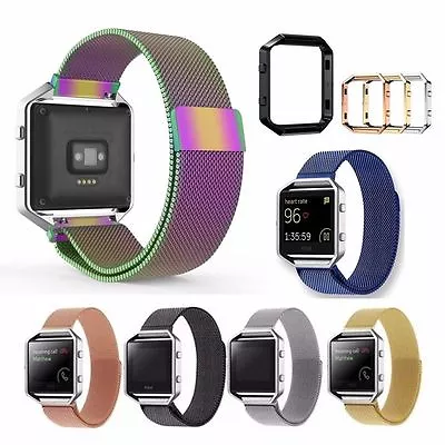 Milanese Magnetic Watch Band Stainless Steel Watch Strap For  For Fitbit Blaze  • $13.69