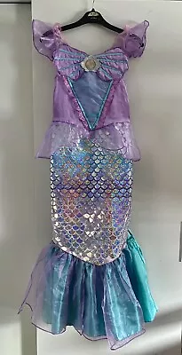 THE LITTLE MERMAID FANCY DRESS Disney Princess Costume Age 9 - 10 • £0.99