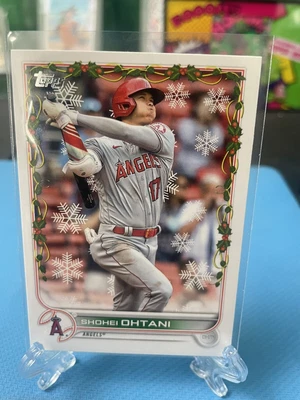 $0.99 • Buy Shohei Ohtani 2022 Topps Holiday Rare Candy Cane Red/White Sleeve 819 #HW100 SP