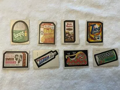 Lot Of 8 1979 Topps WACKY PACKAGES Stickers Cards • $0.99