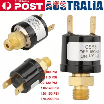 12 V Heavy Duty Air Compressor Pressure Control Switch Valve 70-200 PSI Replace • $15.59