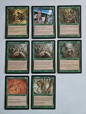MTG Tempest Green Rare LOT Recycle Root Maze Horned Sliver Verdant Force Seeker • $27
