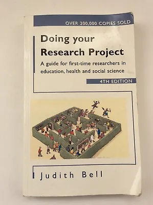 £6.50 • Buy Doing Your Research Project: A Guide For First-time Researchers In Social Scien…