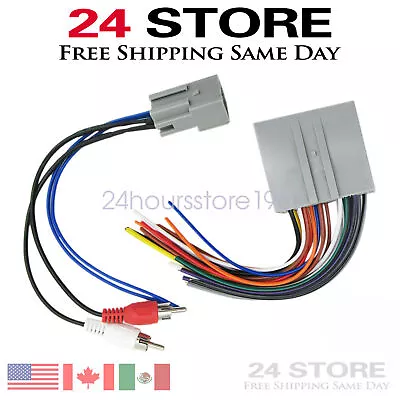 Car Stereo Radio Wiring Harness Adapter Plug Fit For Ford F-150 2004-2008 • $7.55