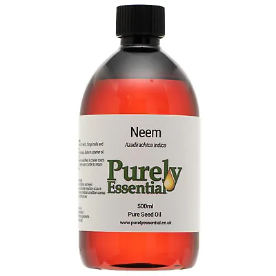 Neem Seed Oil Pure Natural Oil Fungal Toe Nails 10ml 50ml 100ml 500ml V.Pungent! • £2.49