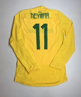 2011 Neymar Brazil Match Worn Shirt Copa America Jersey #11 • $2500