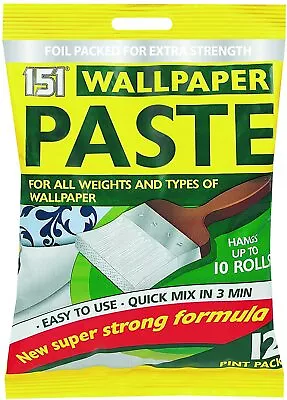 151 Wallpaper Paste 12 Pint Pack • £3.27