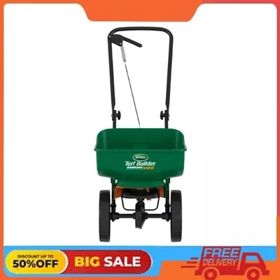 Turf Builder EdgeGuard Mini Broadcast Spreader Holds 5000 Sq Ft Of Lawn Product • $39.38