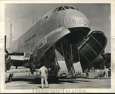 Press Photo C-124 Globemaster Plane At Douglas Plant In Long Beach California • $19.99