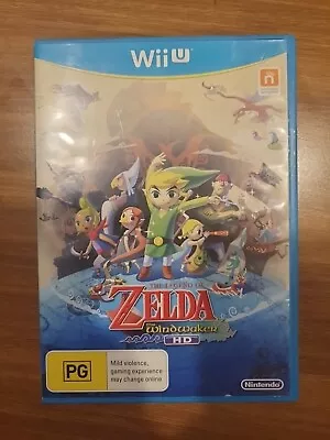 The Legend Of Zelda Windwaker Wind Waker HD PAL Nintendo Wii U • $85