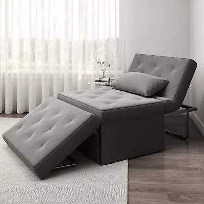 TC-HOMENY 4-IN-1 Convertible Sofa Bed Lounger Folding Daybed Sleeper Sofa Couch • $211.19