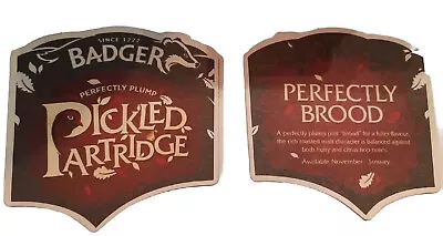 Hall & Woodhouse Brewery Pickled Partridge Beer Mats 12pk Mancave Fathers Day • £4.98