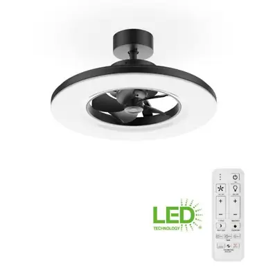 Sarina 23 In. Indoor LED Chrome Ceiling Fan With Remote Set A Timer Turn On/Off • $99.99