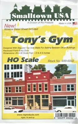 HO Scale Smalltown USA  699-6002 Tony's Gym Kit • $14.40