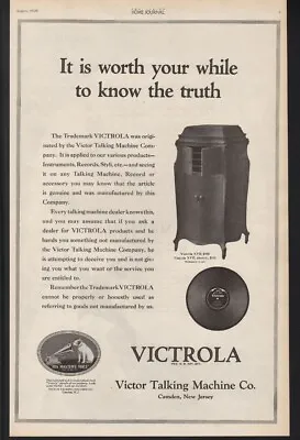 1920 Victor Victrola Xvii Music Sing Dance Ist Camden N.j Song Record Dog 19459 • $21.95