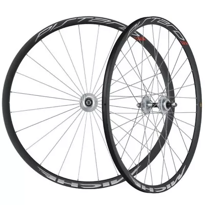 New Miche Pistard WR Track Clincher Wheelset Silver Hubs • $492.33