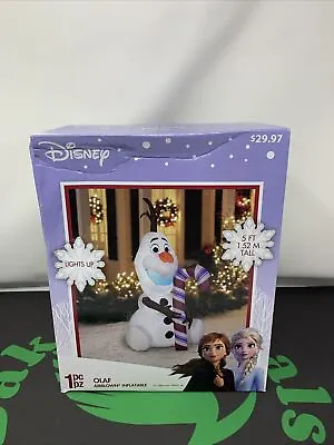 Disney Frozen OLAF 5ft Light UP Christmas Inflatable Airblown INDOOR OUTDOOR New • $61.75