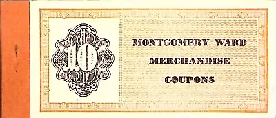 Montgomery Ward Merchandise Coupons Book Vintage • $9