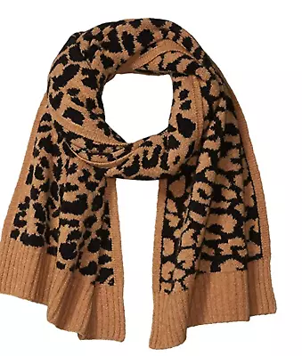 J Crew Leopard Supersoft Scarf Women's Size One Size A4610 • $59.07