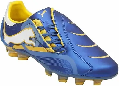 Puma Powercat 2.10 FG Soccer Cleats Skydiver Blue - Size 10 - MSRP $100 • $79.95