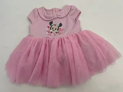 3-6 Month Disney Minnie Mouse Pink Dress With Tutu Disney Baby By Disney Store • $18