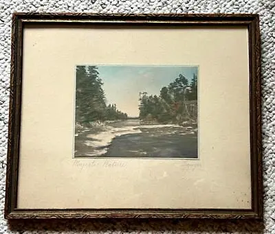 Charles Sawyer  Majestic Nature  Hand Colored Photo Nutting Peer • $39.60