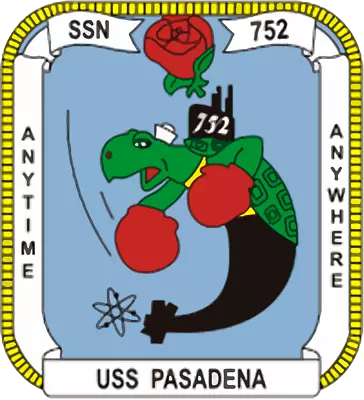 SSN-752 USS Pasadena  Badge Sticker Decal Los Angeles Class Attack Submarine • $12.99