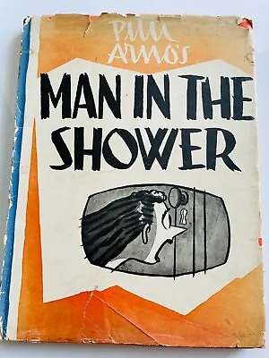 $34.99 • Buy Vtg WW2 Era Book 1944 Peter Arnos Man In The Shower Cartoons Simon & Schuster NY