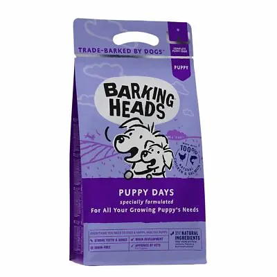 £22.36 • Buy Barking Heads Puppy Days Dry Dog Food For All Your Growing Puppy's Needs