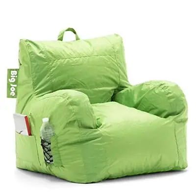 $72.10 • Buy Big Joe Dorm Bean Bag Chair With Drink Holder And Pocket Spicy Lime Smartmax ...