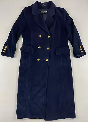 Louis Feraud Set Vintage Wool Angora Cashmere Navy Blue Coat Womens UK 16 US 12 • £59.99