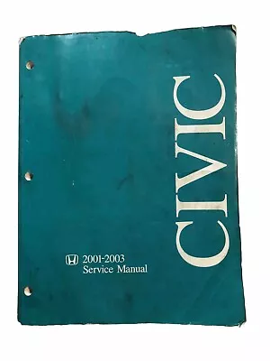 Honda Civic 2001-2003 OEM Tune-up Shop Service Repair Manual Book Engine Brakes • $99.99