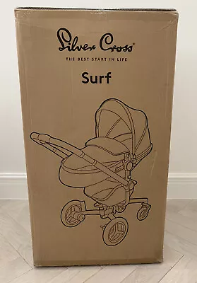 £350 • Buy Silver Cross SURF 2in1 Pushchair With Carrycot - Special Edition Rock New Boxed