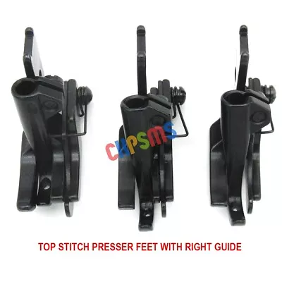 3SET FEET With RIGHT EDGE GUIDE For CONSEW 206RB 225 226R 244 255 277 SEWING • $14.44