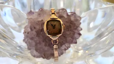Vintage 1930s 14K Rose Rolled Gold 17 Jewel Mechanical Women's Watch  • $70