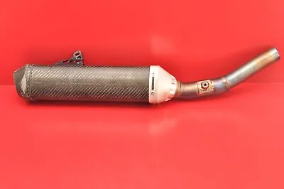 2008 06-09 YAMAHA YZ250F YZ 250F Exhaust Pipe Muffler Silencer White Bros Carbon • $229.99