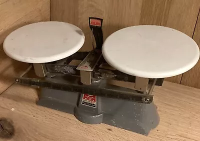 Ohaus Harvard Trip Balance Scale 2 KG / 5 LB. Vintage Plates Included • $50