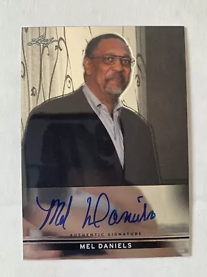 2013 Leaf Metal Mel Daniels On Card Autograph • $34.99