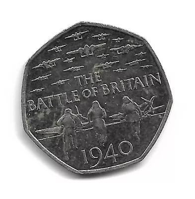Battle Of Britain Fifty Pence Coin - 50 Pence  • £1.99