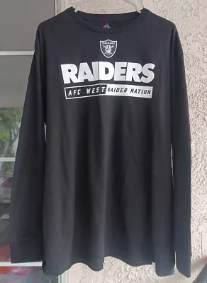 Oakland Raiders Majestic Tshirt XL • $30