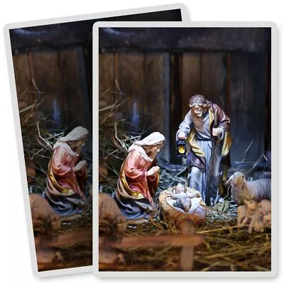 2 X Vinyl Stickers 7x10cm - Nativity Scene Christmas Christian Jesus  #45835 • £3.99